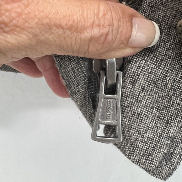 Buckle BKE Jacket Mens Medium Gray Wool Blend Western Cowboy Lined Snap And Zip - Picture 12 of 16